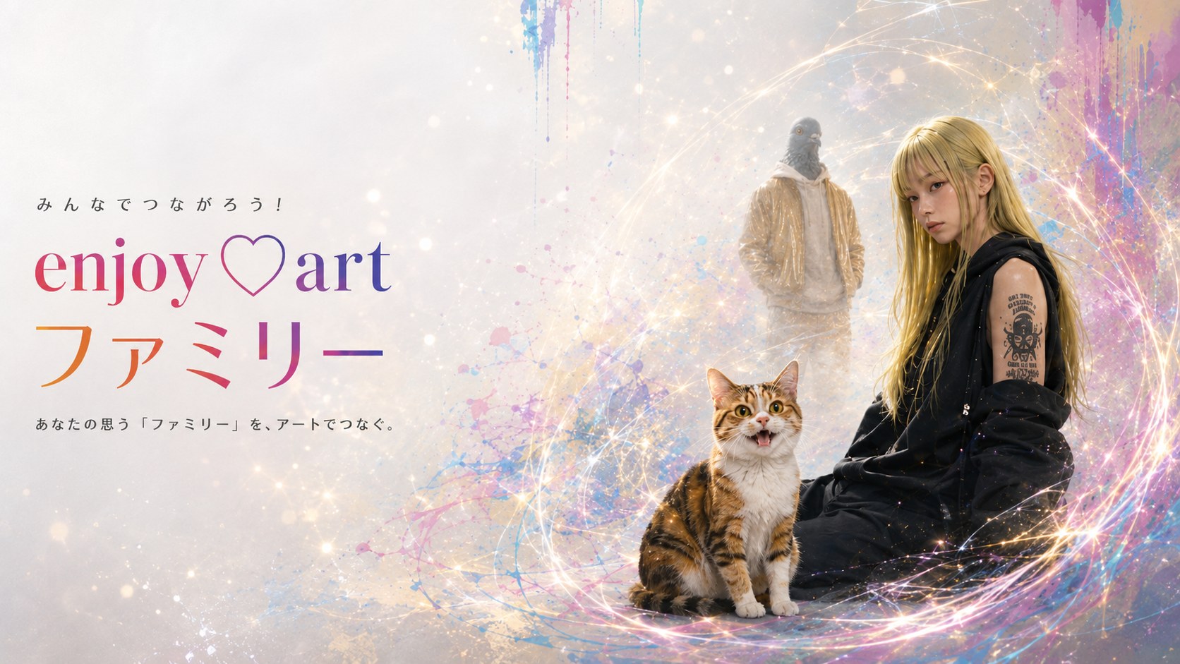 enjoy♡art ファミリー キービジュアル
